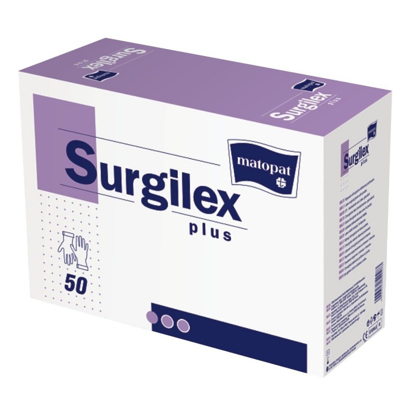 Rękawiczki jednorazowe chirurgiczne Surgilex sterylne pakowane osobno 50 par