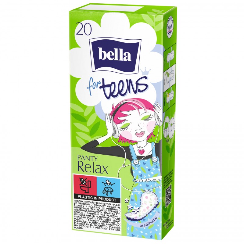 Bella For Teens Wkładki higieniczne Panty Relax 20 szt.