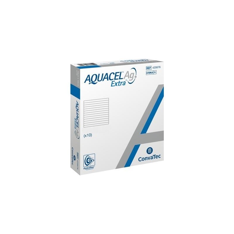 Aquacel Extra Ag opatrunek chłonny Hydrofiber, antybakteryjny ze srebrem 1 szt.