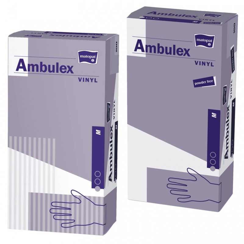 Ambulex Vinyl Rękawiczki jednorazowe winylowe 100 szt.