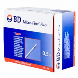 BD Micro-Fine Plus Strzykawki insulinowe z igłą