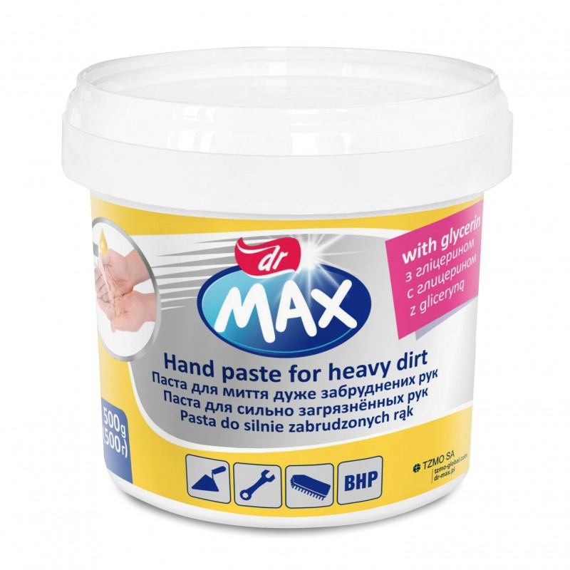 Dr Max Pasta do silnie zabrudzonych rąk z gliceryną 500 g