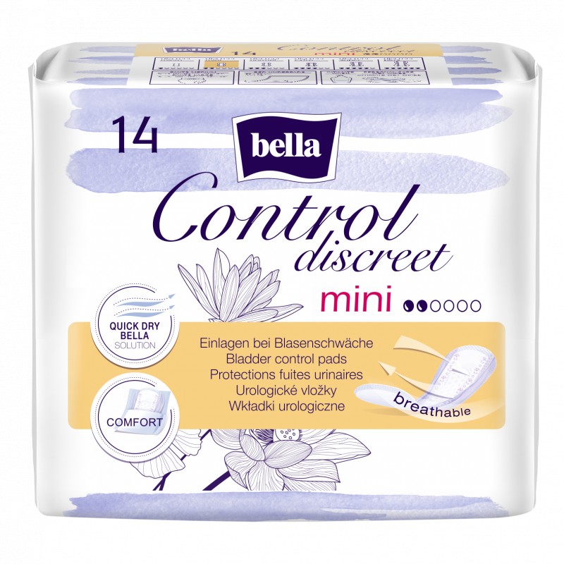 Bella Control Discreet Mini Wkładki urologiczne