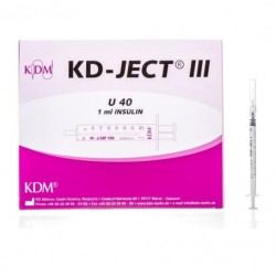 KDM KD-Ject III Strzykawka insulinowa z igłą
